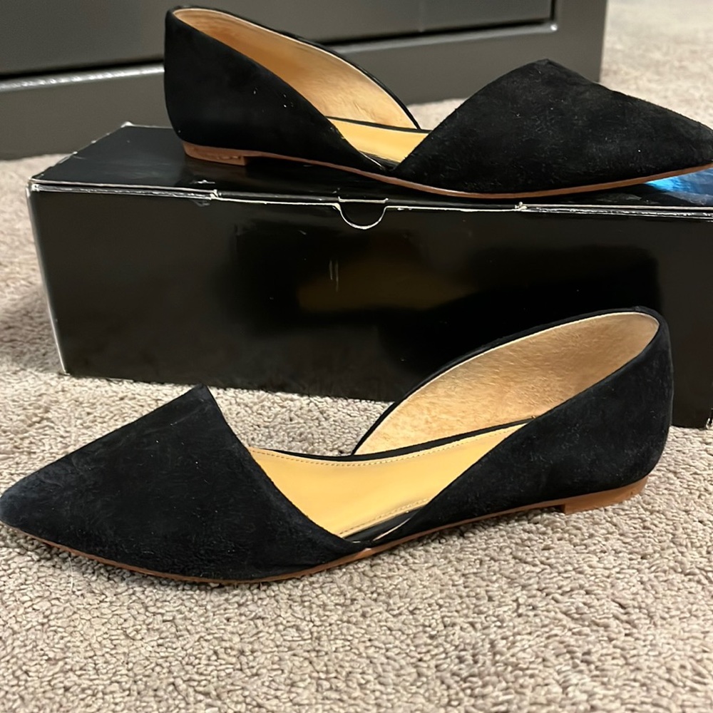 J Crew Zoe D’Orsay flats size 7